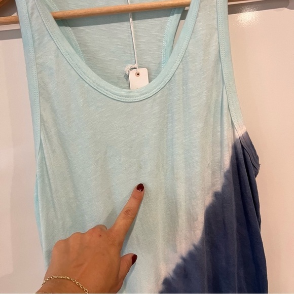 NWT SUNDRY Two Tone Tie Dye Maxi Dress - Picture 12 of 14